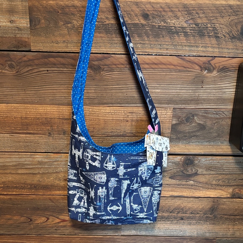Blue Patterned Women's Bag